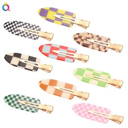 No Bend Seamless Ribbon Hair Clips Side Bangs Fix Fringe Barrette Makeup Washing Face Accessories Women Girls Styling Hair Pins 1623