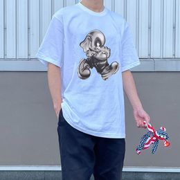 Elephant Tee Printed Men's T-shirts Box Letter Loose Classic Summer Short Sleeve Fashion Casual tee
