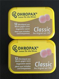 Earplugs 6pairs Original Ohropax Classic Wax Earplugs Comfortable Wax Ear Plugs Traval Sleeping Noise Reduction Earplugs 230213