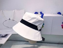 Bucket Hats Designer Women Letter P Panel Contrast Small Brim Hat Summer Holiday Style Casual