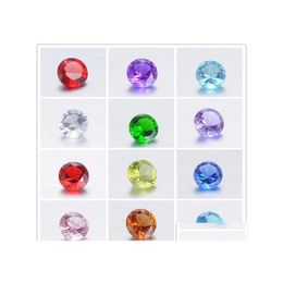 Charms Pretty Floating Zinc Alloy Mix Colour Birthstone Rhinestone Locket Fit Memory Charm Drop Delivery Jewellery Findings Components Dhb9U