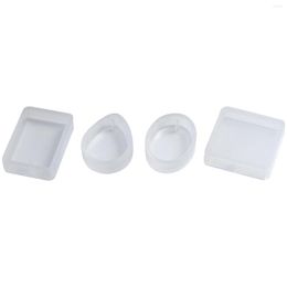 Keychains 15 Pack Silicone Resin Pendant Mould Jewellery Molds With Hanging Hole For Diy Jewelry Craft Making 5 Shapes