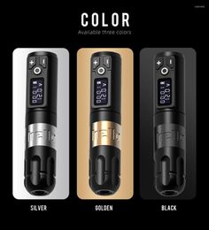 Tattoo Machine Ambition Soldier Professional Wireless Pen 1800 MAh Battery With Digital LED Portable Power Display For Body Art