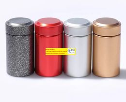 Tinplate Mini Tea box Travel Outdoor Sealed Jar Cans teabox Tin storage boxes