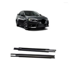 Lighting System 4 Pcs Window Glass Rubber For Lancer Sealing Fortis Protect Inner And Outside Evo 10 X Chrome Black4190727