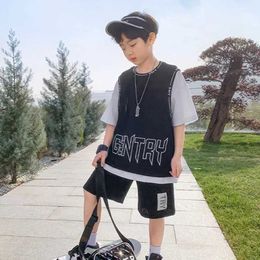 Clothing Kid Clothes Year School Uniform Basketball Suit for Football Sports Set Children Boys PCS Sets TShirts Shorts Outfit