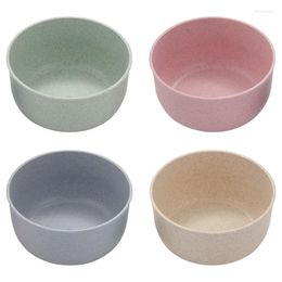 Dinnerware Sets Healthy Kitchen Bowl Eco Biodegradable Unbreakable Dinner Plates 4Pcs
