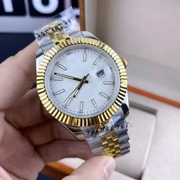 With Original Box Top Quality Luxury calendar Watches 118346 Platinum Diamond Bezel Box & Papers Automatic Fashion Brand Men's Watch Wristwatch