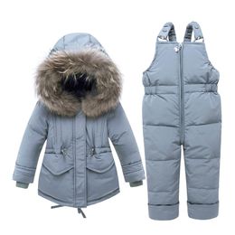 Coat Baby Boys Parka Girls Clothes Kids Down Children Warm Snowsuit Outerwear Romper Clothing Set Russian Winter Jackets