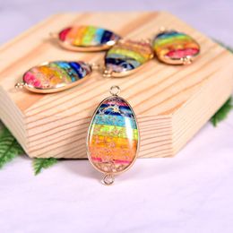 Pendant Necklaces Natural Oval Imperial Stone Beads For Needlework 39 21mm DIY Bracelet Necklace Jewelry Making Factory Wholesale Price