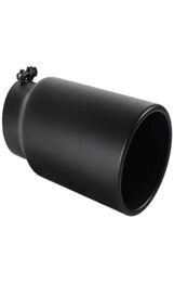 Manifold Parts Inch Black Exhaust Tip 3 Inside Diameter Tailpipe Tip For Truck X 4 12 BoltClamp On Design1096680