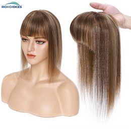 Synthetic s Rich Choice Topper 85x85cm Hair Toppers Natural Clip In 100 Human For piece 230214