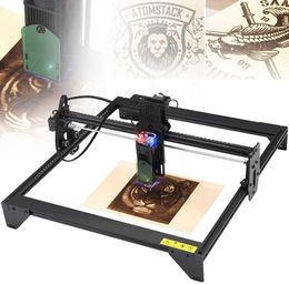 Printers ATOMSTACK A5 20W Laser Engraver CNC Quick Assembly 410 400mm Carving Area Full-metal Structure Fixed-focus Eye Protection