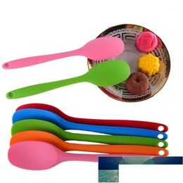 Spoons S/L Sile Spoon Spata Soup Kitchenware Kitchen Bakeware Utensil And Scoop Cooking Tools Kids 41 Drop Delivery Home Garden Dini Dhawf