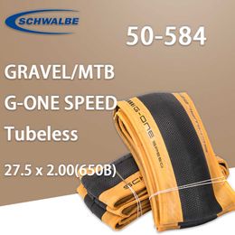 Tires SCHWALBE G-ONE SPEED 27.5x2.0inch 50-584 650B Folding Bicycle Tire RaceGuard Tubless TLE Ultralight Bike Tyre Road Cycling Parts 0213