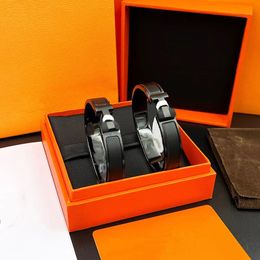 pulsera de diseñador de encanto de acero joyería para mujer pulsera para mujer titanio acero helado ancho 12 mm masculina