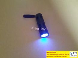 12 LED UV Flashlight Ultra Violet Camp Lamp Torch Antifake UV Flash Light100pcslot