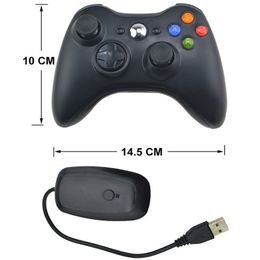 High Quality 2.4G Wireless Controller Gamepad Precise Thumb Joystick Gamepad For Xbox360/Ps3/PC Microsoft X-BOX Controller With Logo And Retail Packing