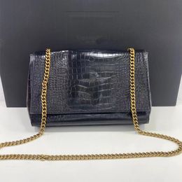 Lady shoulder bag alligator chain bag Oblique cross pack kate Both sides bag Handbag Large capacity Woman Bag High quality