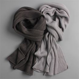 Scarves Arrived Men Scarf Knit Spring Unisex Thick Warm Winter Scarves Long Size Male Cashmere Warmer women's Scarves 230215