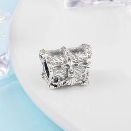 925 Sterling Silver Chest of Treasure Bead Fits European Jewellery Pandora Style Charm Bracelets