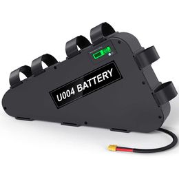 21700 Triangle EBike Battery 48V LG 52V 28.8Ah Electric Bicycle Battery Pack for 2000W 1500W Motor USB Port 50A BMS 4A Charger