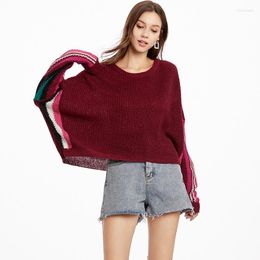 Women's Sweaters High Quality Women's Loose Pullovers 2023 Knitted Fashion Casual Female Batwing Sleeve Plus Size Winter Clothes Women