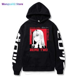 Men's Hoodies Sweatshirts Men's Hoodies Sweatshirts New Kaii Anime Darling In The Franxx Men Women Unisex Hoodies Sweatshirts Zero Two Hoodie Autumn Winter 021523H