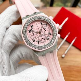 Relógios femininos Relógios de movimento de quartzo 37 mm Relógios de pulso femininos Safira Relógios de pulso modernos Montre de Luxe