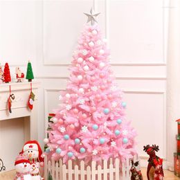 Christmas Decorations Gift 1.2M/1.5M Cherry Pink Tree Blue For Home Xmas Festival Party Ornament
