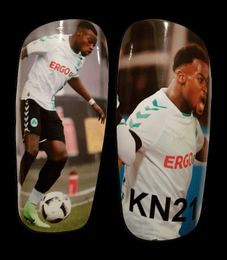 Protective Gear VIP Dropship Customised Sublimation Printing Shin Guards Pads Personalised Adult kids Soccer Foot Protection Football Shinguard 230215