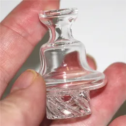 Glass Bubble Carb Cap Glass UFO Carb Cap for Quartz banger Quartz Thermal Banger Nails