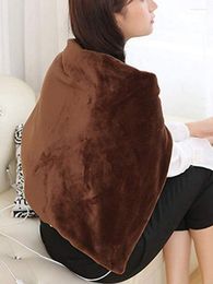 Blankets 45x80cm USB Electric Heating Shawl Washable 3 Heat Settings With Timing Function Heated Blanket #W0