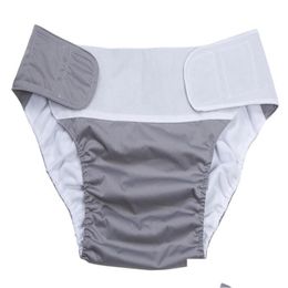 Cloth Diapers Diaper Adjustable Wash Adts Reusable Ers Elderly Waterproof Napkin Nappy Briefs Shorts Panties B2813 114 Drop Delivery Dhy6Q