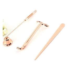Candles Candle Accessory Set 3Pcs/Lot Tool Kit Snuffer Trimmer Hook For Sce Jllicv Ffshop2001 Drop Delivery Home Garden Dh8Zy