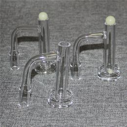 Hookahs Beveled Edge Nails Contral Tower Terp Slurper Quartz Bangers 14mm male female With Quartz Pillar Glass Marble Cap for Dab Rigs Water Pipes