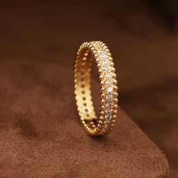 Band Rings Women's single row zircon sky star ring 3A zircon high-quality luxury Personalised fashion Jewellery G230213