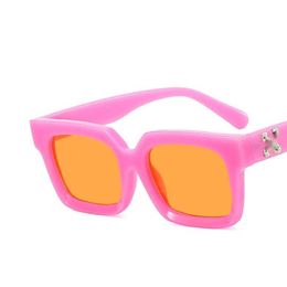 Frames Fashion Offs Sunglasses Brand Men Women Sunglass Arrow x White Black Frame Eyewear Trend Hop Square Sunglasse Sports
