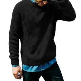 Men's Sweaters Autumn Men Knit Sweater Solid Long Sleeve O Neck Pullovers Knitting Clothing Warm Jumper Fashion Loose Streetwear Camisetas