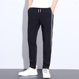 Men's Pants Trendy Casual Men Autumn Trousers Winter Deep Crotch Warm