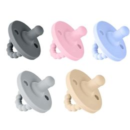 Pacifiers# Scalable Pacifiers Sile Newborn Appease Soother Solid Colour Baby Ll Into Slee Convenient Nipple 7Yl K2 Drop Delivery Kids Dhmvc