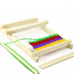 Sewing Notions & Tools JX-LCLYL Traditional Wooden Knitting Weaving Toy Loom With Accessories Children Craft Box1