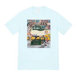 22SS Manhattan Men's T-Shirts New Classic Box Man Women Fashion Street Hip Hop Summer T-shirts TJAMTX301