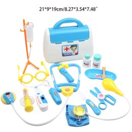 Other Toys Toy Kits with Dentist Accessories Stethoscope Party Pretend Role Play 230213