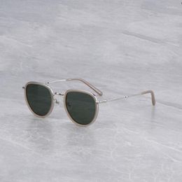 Sunglasses Titanium Designer Round Black Men Fashion Classical Eyeglasses Women Handmade Vintage Eyewear With Case