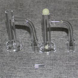 Hookahs Beveled Edge Terp Slurper Quartz Banger With Quartz Pillar and Carb Cap 10mm 14mm male 18mm female for Dab Rigs Water Pipes