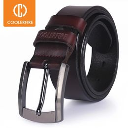 Belts men high quality genuine leather belt luxury designer belts men cowskin fashion Strap male Jeans for man cowboy 230214