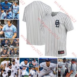 Custom Stitched Old Dominion Monarchs Jersey Robbie Petracci Nick Pantos Blake Morgan Sam Armstrong Tommy Gertner Jacob Gomez mens Old Dominion Baseball Jerseys