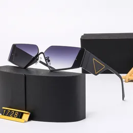 European and American Small Frame Sunglasses Personality Metal Half Frame Cat Eye Wide Leg Sunglasses for Both Male and Female Glasses Designer