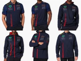 new F1 racing polo suit Spring and Autumn team sweatshirt customized with the same style